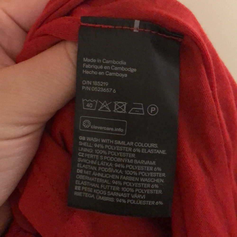 H&M red Ruched Bodycon Dress - Picture 5 of 6